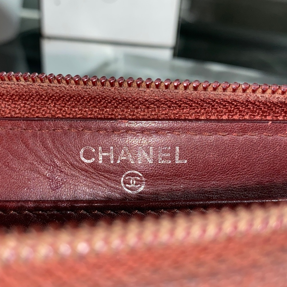 Authentic CHANEL Caviar Timeless CC Zippy Clutch Wallet - Picture 8 of 17
